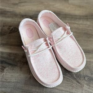 Hey Dude Women's Light Pink Loafers
